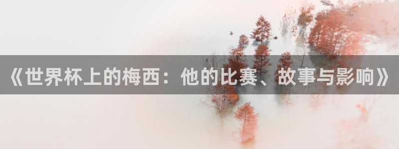 女足世界杯直播在线观看免费高清：《世界杯上的梅西：他的比赛、故事与影响》